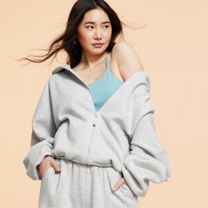Blogilates Target Marshmallow Full Zip
Hooded Sweatshirt